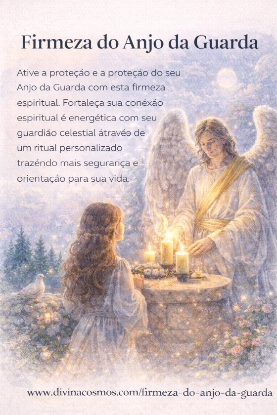 Firmeza do Anjo da Guarda – Fortaleça sua Proteção Espiritual