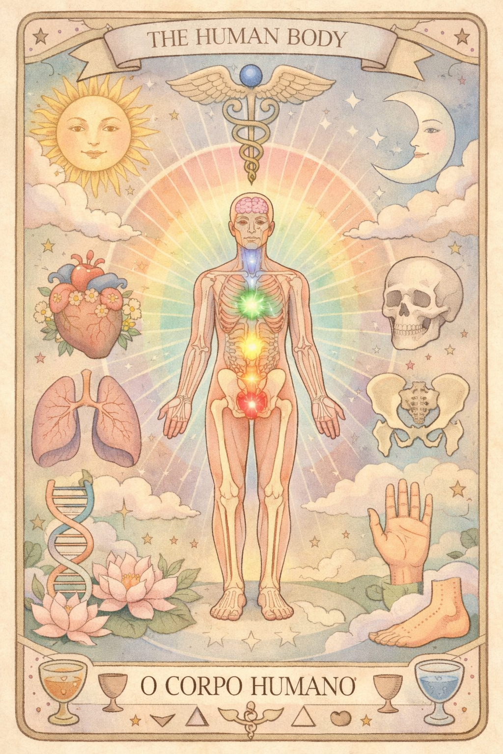 Tarot e Corpo Humano: um mapa simbólico para ouvir o que o corpo diz