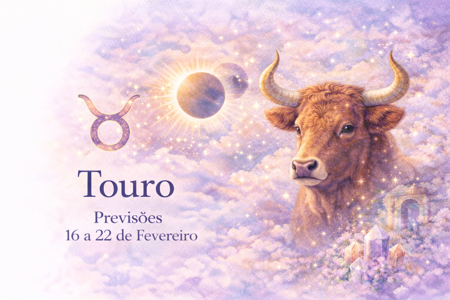 Touro (Sol ou Ascendente) — 16 a 22 de Fevereiro de 2026
