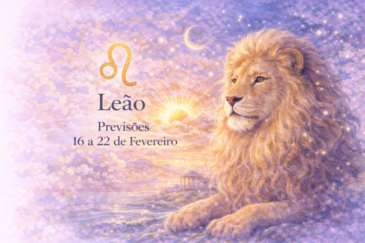 Leão (Sol ou Ascendente) — 16 a 23 de fevereiro de 2026