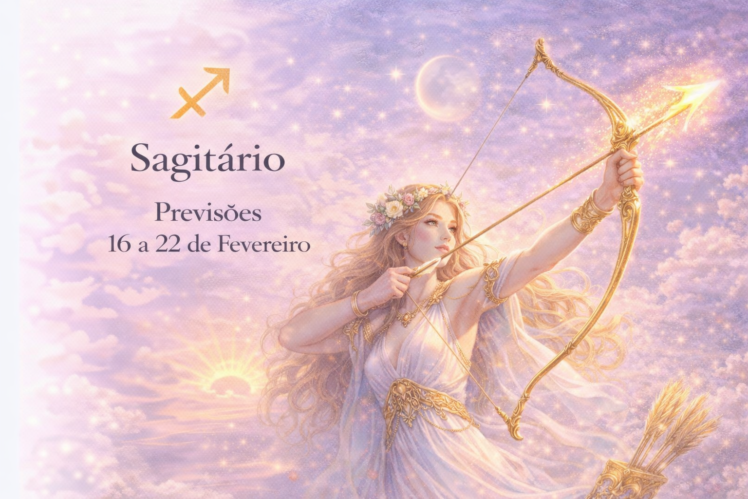 Sagitário (Sol ou Ascendente) — 16 a 22 de fevereiro de 2026