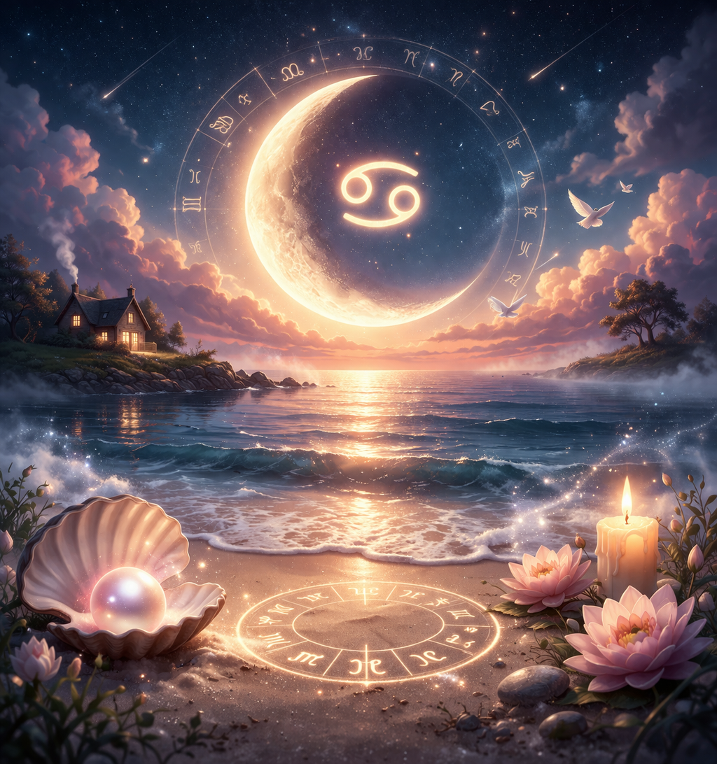 Lua Crescente em Caranguejo em março de 2026: o que vai acontecer aos signos e ascendentes