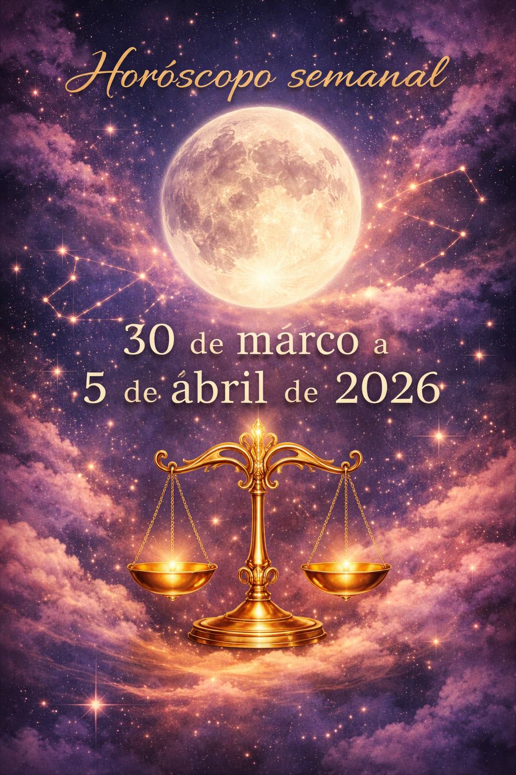 Horóscopo semanal de 30 de março a 5 de abril de 2026: previsões para todos os signos e ascendentes