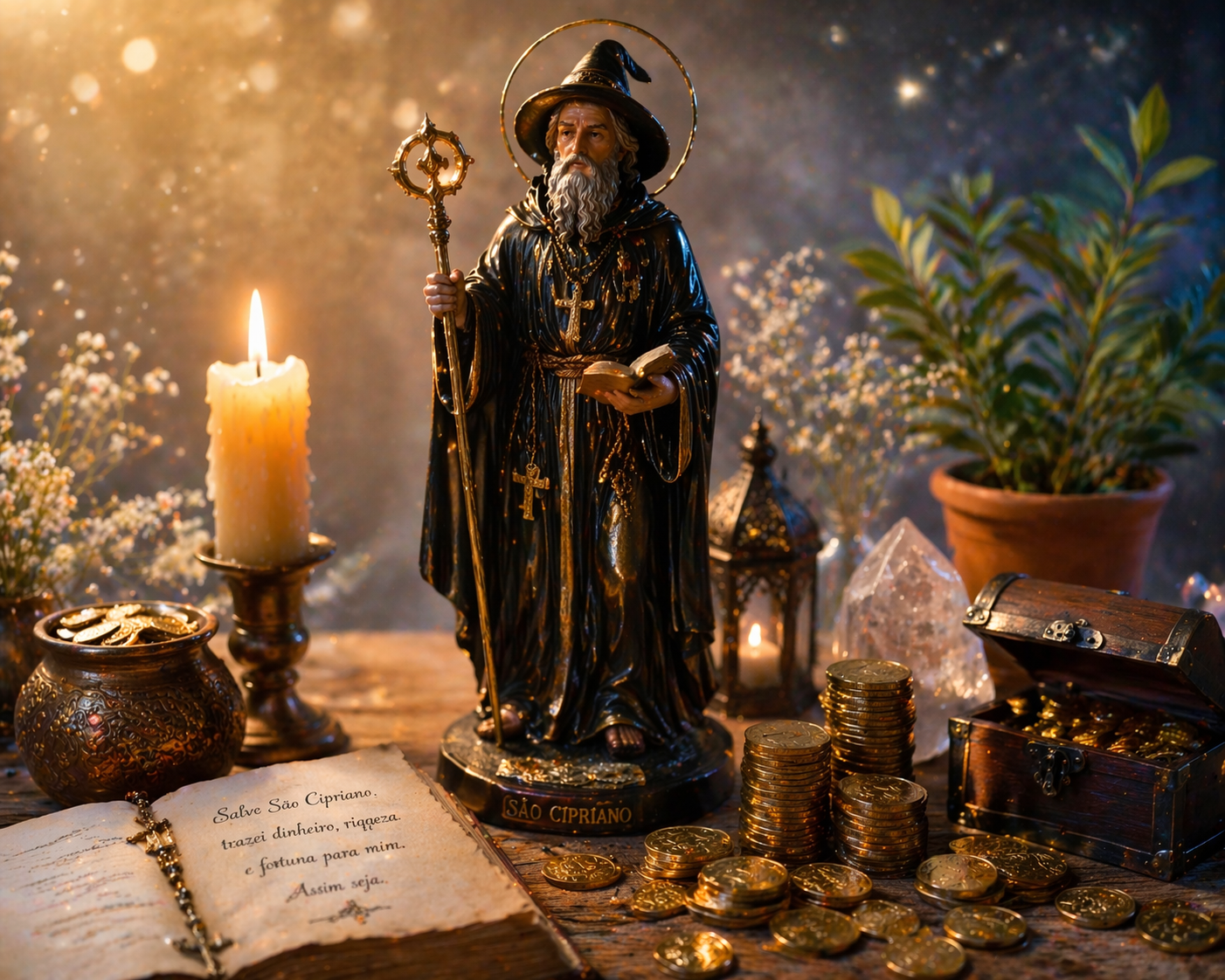 Oração Forte de São Cipriano para Dinheiro, Prosperidade e Fortuna
